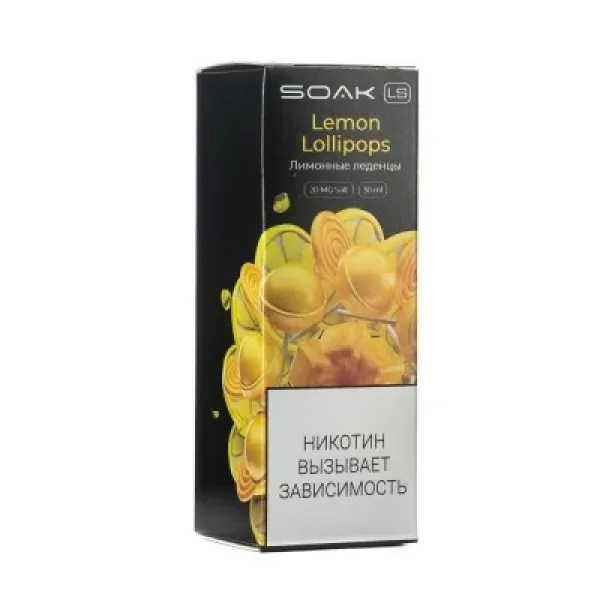 Жидкость SOAK LS Lemon Lollipops 30 мл в Сыктывкаре
