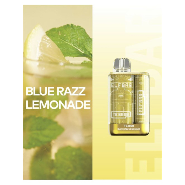 Elfbar TE5000 Blue Razz Lemonade, 5000 тяг в Сыктывкаре