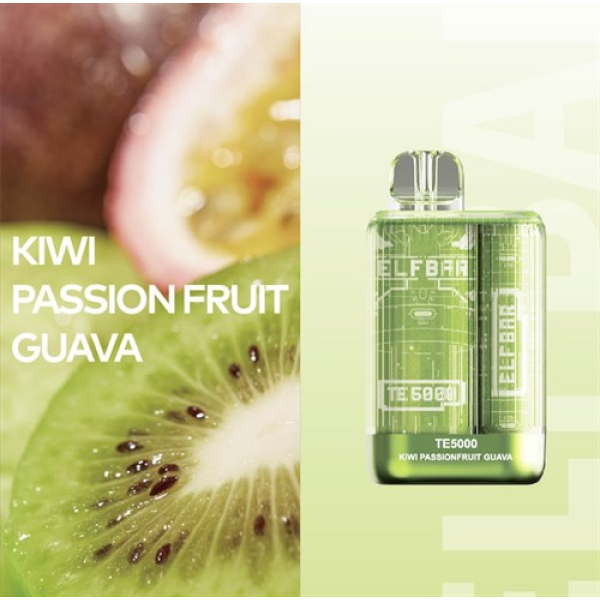 Elfbar TE5000 Kiwi Passion fruit Guava, 5000 тяг в Сыктывкаре
