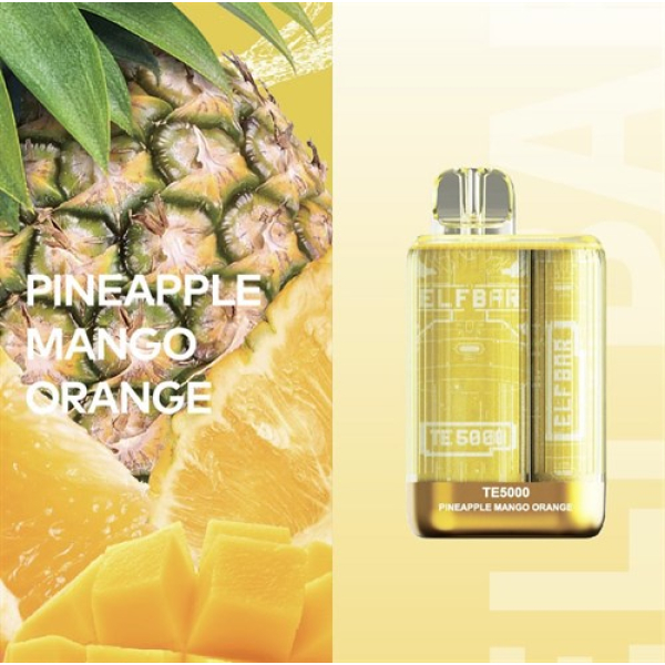 Elfbar TE5000 Pineapple Mango Orange, 5000 тяг в Сыктывкаре