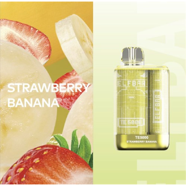 Elfbar TE5000 Strawberry Banana, 5000 тяг в Сыктывкаре