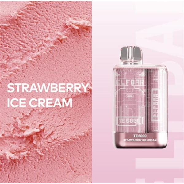 Elfbar TE5000 Strawberry Ice Cream, 5000 тяг в Сыктывкаре