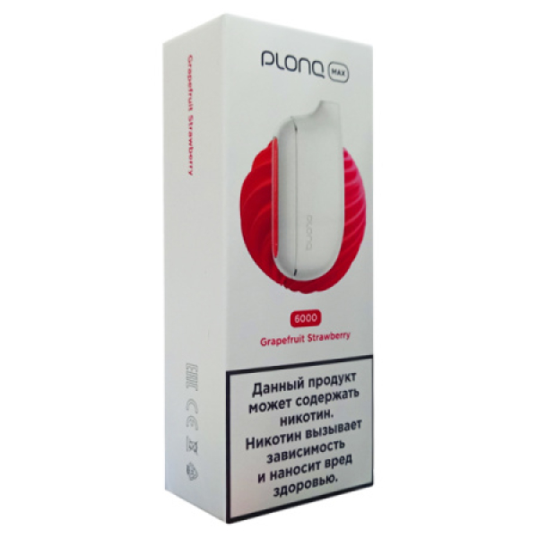 Plonq Max Grapefruit Strawberry 6000 тяг в Сыктывкаре