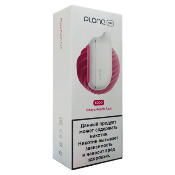 Plonq Max Pitaya Peach Acai 6000 тяг в Сыктывкаре