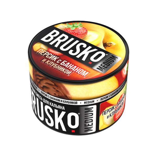 Смесь Brusko Персик с бананом и клубникой 50 гр в Сыктывкаре