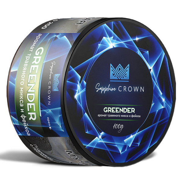 Табак SAPPHIRE CROWN GREENDER  100 грамм в Сыктывкаре