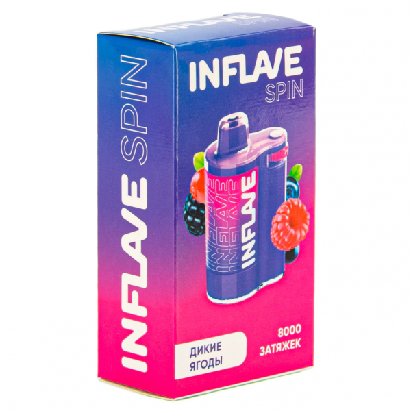 INFLAVE SPIN Дикие ягоды (8000 затяжек) в Сыктывкаре