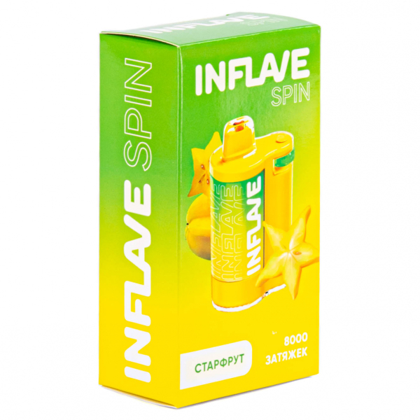 INFLAVE SPIN Старфрут (8000 затяжек) в Сыктывкаре