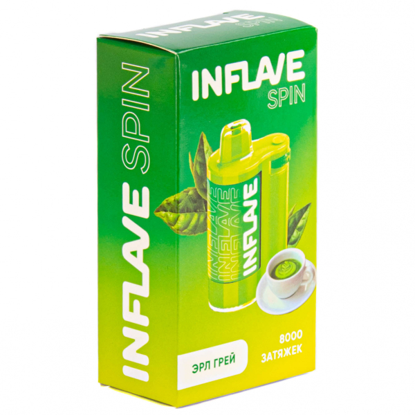 INFLAVE SPIN Эрл Грей (8000 затяжек) в Сыктывкаре