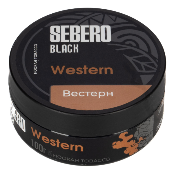 Табак Sebero Black Western  100 грамм в Сыктывкаре