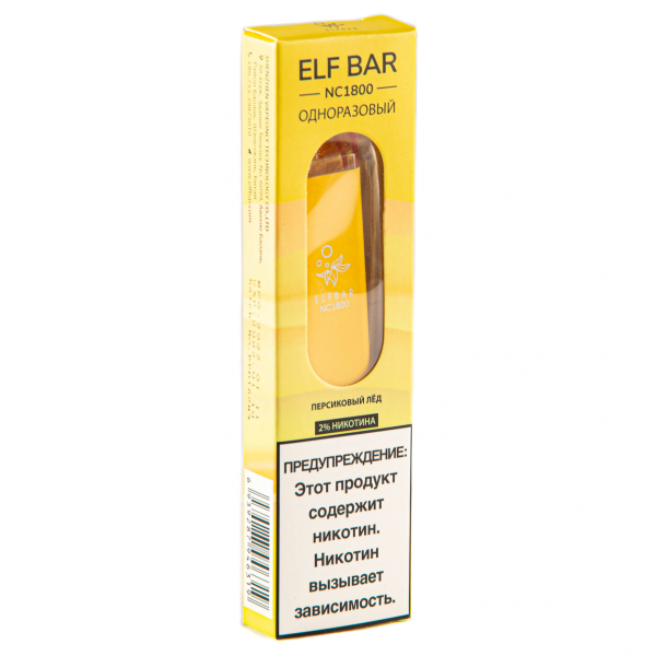 ELF BAR NC Peach Ice (1800 затяжек) 20 мг в Сыктывкаре