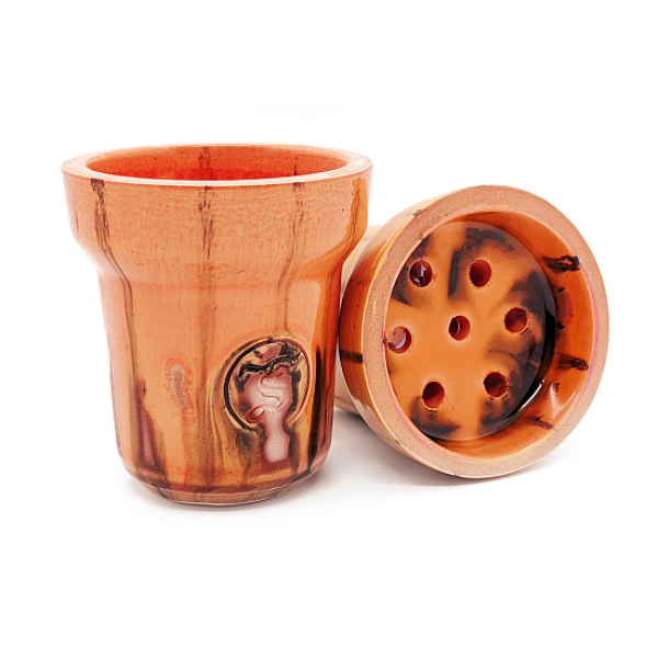 Чаша St Bowls Classic Glaze оранжевая с полосками в Сыктывкаре