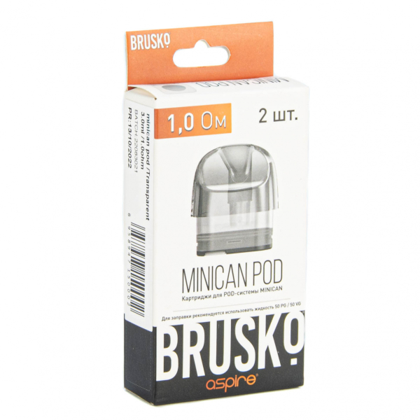 Картридж Brusko Minican прозрачный (2шт.) 0,8 в Сыктывкаре