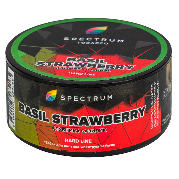 Табак Spectrum Hard Basil Strawberry  25 грамм в Сыктывкаре