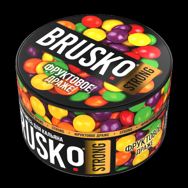 Смесь Brusko Strong фруктовое драже  250 гр в Сыктывкаре