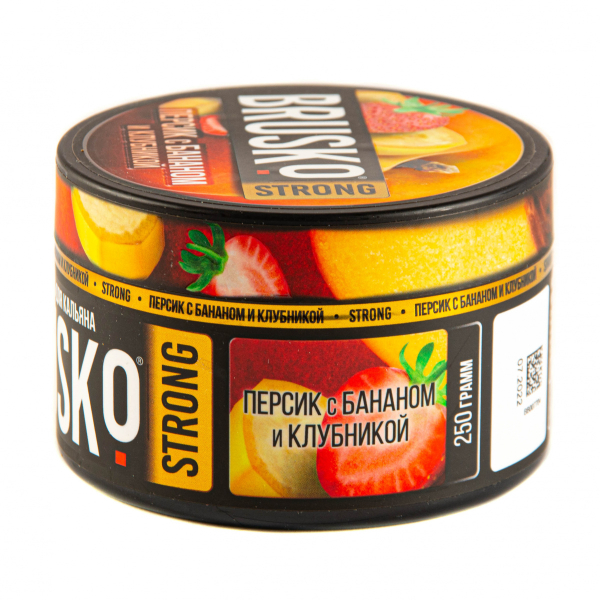 Смесь Brusko Strong персик с бананом и клубникой  250 гр в Сыктывкаре