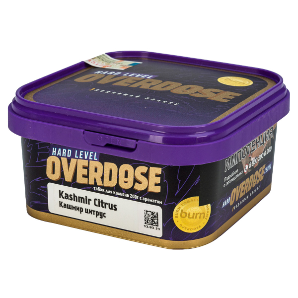 Табак Overdose Kashmir Citrus  200 грамм в Сыктывкаре
