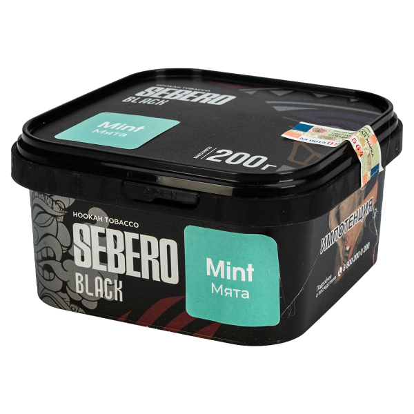Табак Sebero Black Mint  200 грамм в Сыктывкаре