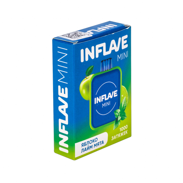 Inflave Mini Яблоко Лайм Мята (1000 Затяжек) в Сыктывкаре