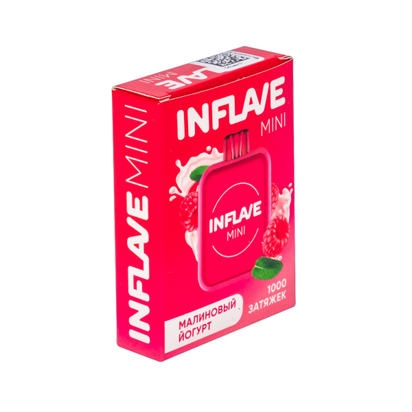 Inflave Mini Малиновый Йогурт (1000 Затяжек) в Сыктывкаре
