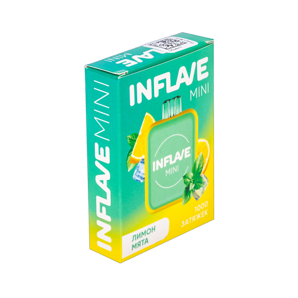 Inflave Mini Лимон Мята (1000 Затяжек) в Сыктывкаре