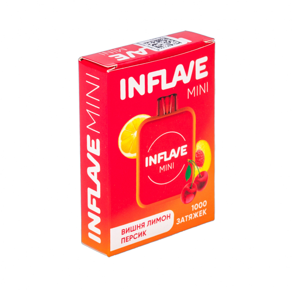 Inflave Mini Вишня Персик Лимон (1000 Затяжек) в Сыктывкаре