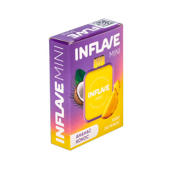 Inflave Mini Ананас Кокос (1000 Затяжек) в Сыктывкаре