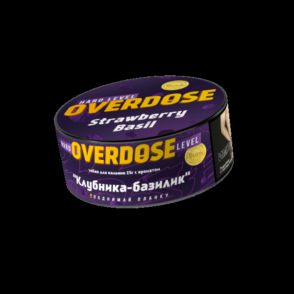 Табак Overdose Strawberry Basil  25 грамм в Сыктывкаре