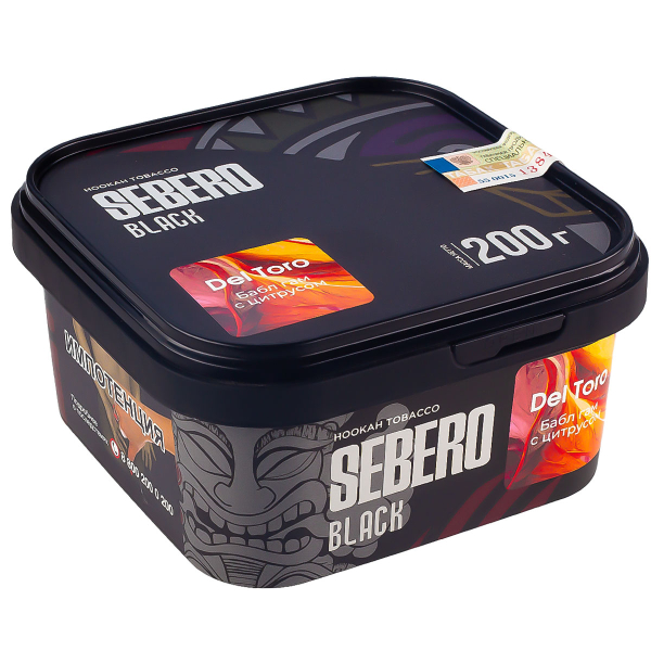 Табак Sebero Black Del Toro  200 грамм в Сыктывкаре