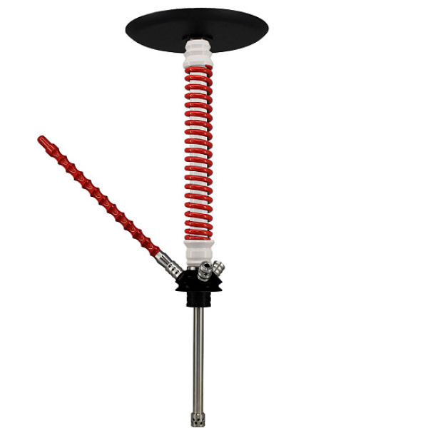 Кальян Mamay Custom V3 №12 Coilovers Белый-Красный  в Сыктывкаре