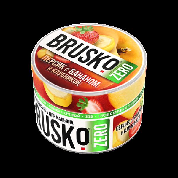 Смесь Brusko Персик С Бананом И Клубникой (Zero)  50 гр в Сыктывкаре