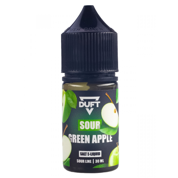 Жидкость Duft Sour Line Salt 20 Green Apple 30 Мл в Сыктывкаре