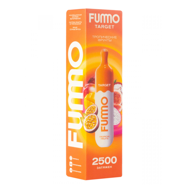 Fummo Target Тропические Фрукты (2500 Затяжек) в Сыктывкаре