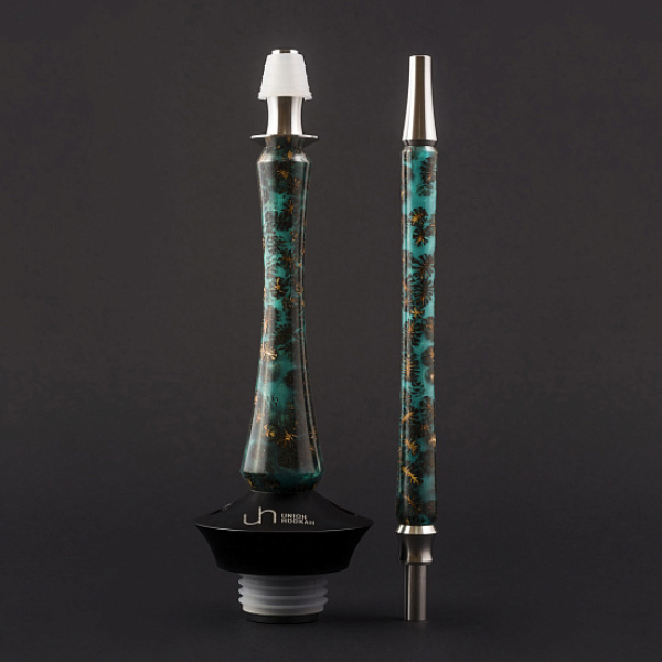 Кальян Union Hookah Sleek Акрил С Шишками Бирюзовый  в Сыктывкаре
