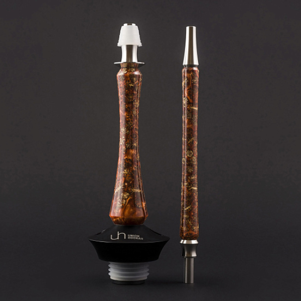 Кальян Union Hookah Sleek Акрил С Шишками Янтарь  в Сыктывкаре