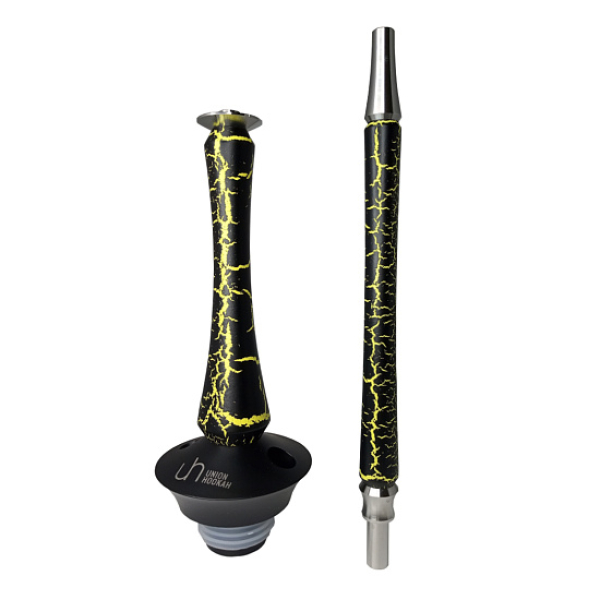 Кальян Union Hookah Sleek Кракле Желтый  в Сыктывкаре