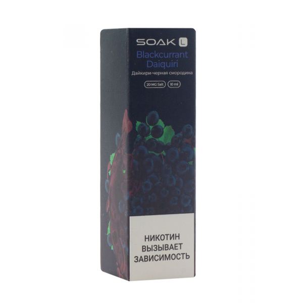 Жидкость Soak Blackcurrant Daiquiri 10 Мл 2 Мг в Сыктывкаре