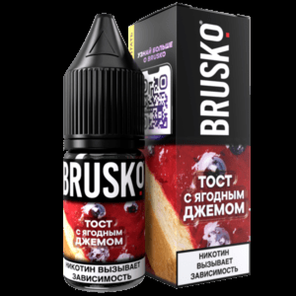 Жидкость Brusko Salt Тост С Ягодным Джемом 10 Мл 2 Мг в Сыктывкаре