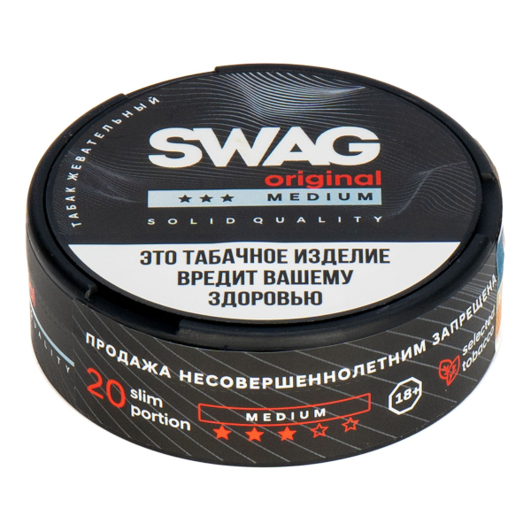Жевательный табак Swag Medium Original 10 грамм в Сыктывкаре