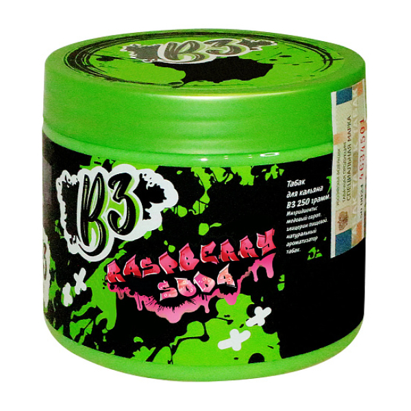 Табак B3 Raspberry Soda  250 грамм в Сыктывкаре