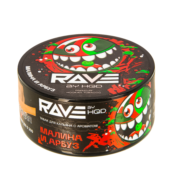 Табак Rave By Hqd Малина И Арбуз  25 грамм в Сыктывкаре