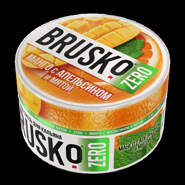 Смесь Brusko Манго С Апельсином И Мятой (Zero)  250 гр в Сыктывкаре
