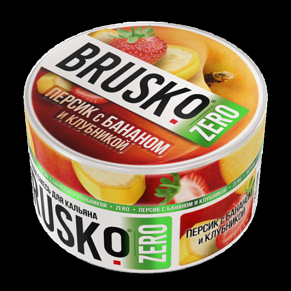Смесь Brusko Персик С Бананом И Клубникой (Zero)  250 гр в Сыктывкаре