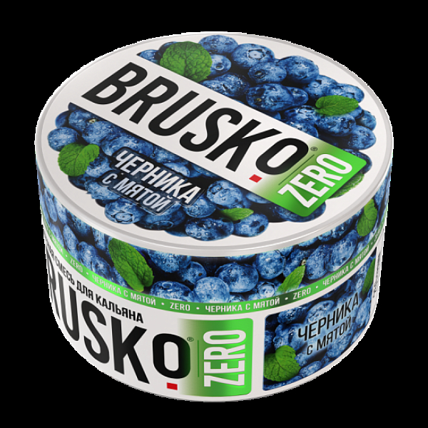 Смесь Brusko Черника С Мятой (Zero)  250 гр в Сыктывкаре