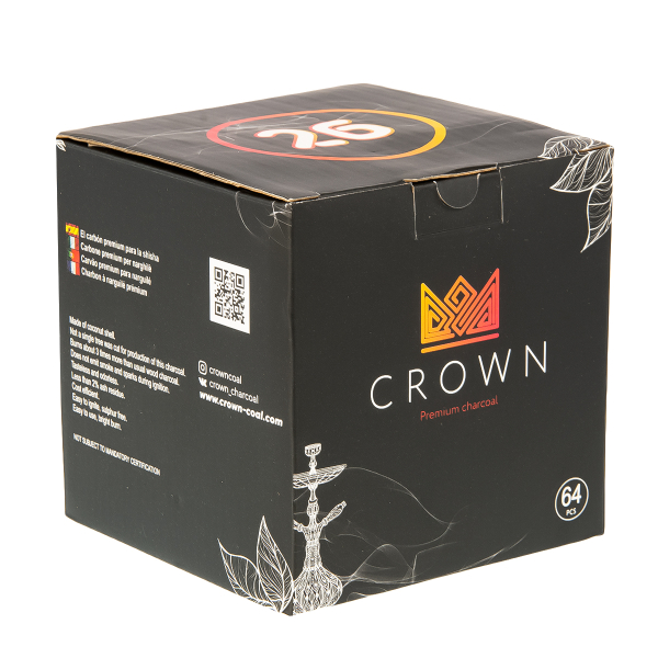 Уголь Crown Кокосовый 64 Шт (26 Мм) в Сыктывкаре