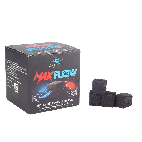 Уголь Crown Maxflow Кокосовый 64 Шт (26 Мм) в Сыктывкаре