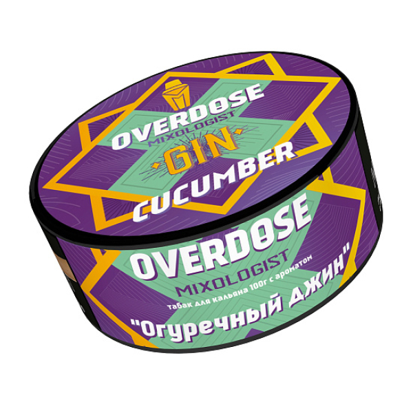 Табак Overdose Gin Cucumber  100 грамм в Сыктывкаре