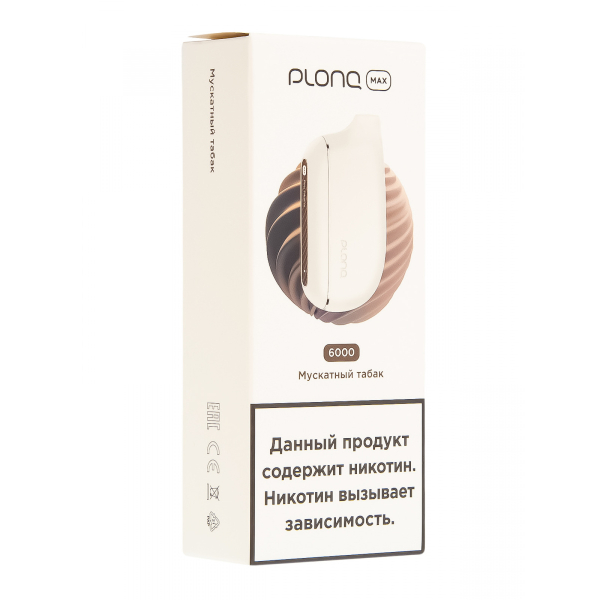 Plonq Max Мускатный Табак (6000 Затяжек) 20 Мг в Сыктывкаре