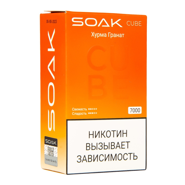 Soak Cube Хурма Гранат 7000 Затяжек в Сыктывкаре