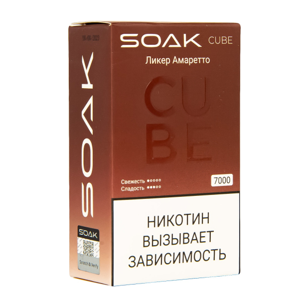 Soak Cube Ликер Амаретто 7000 Затяжек в Сыктывкаре
